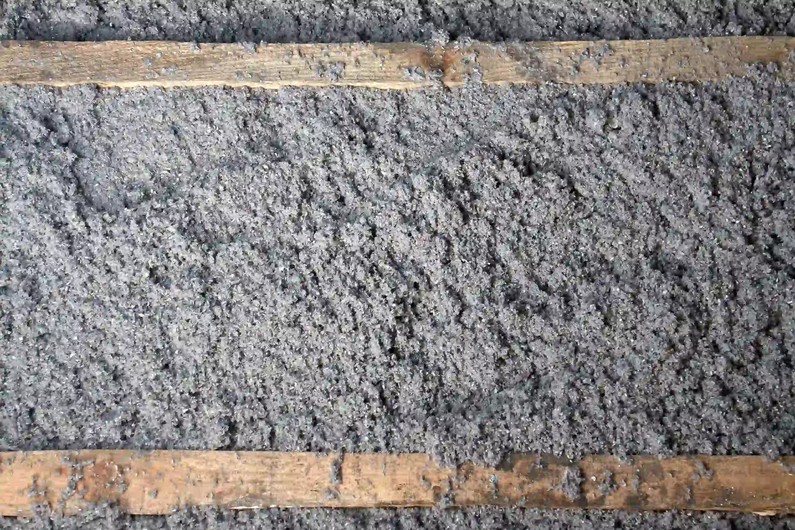 Attic insulation covering baseboards