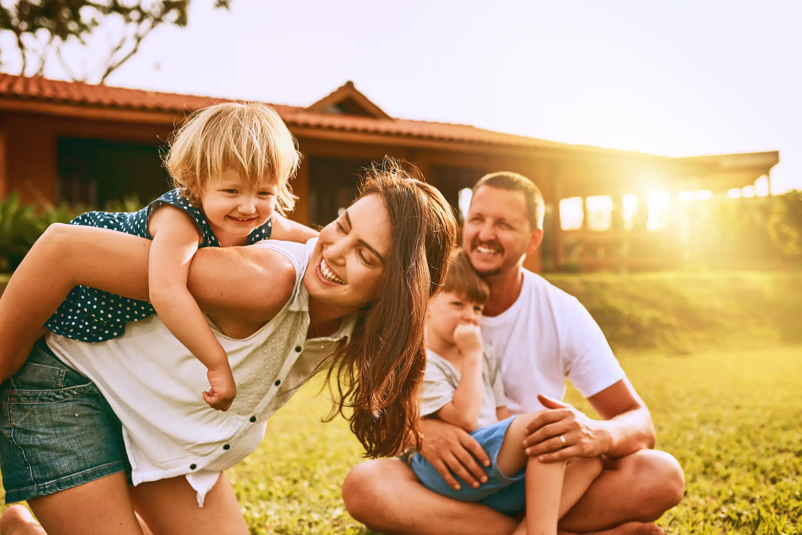 Family outdoors